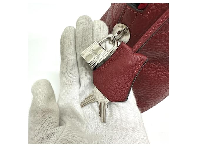 Hermès Borsa HERMES Bolide 35 Rosso - vista 15