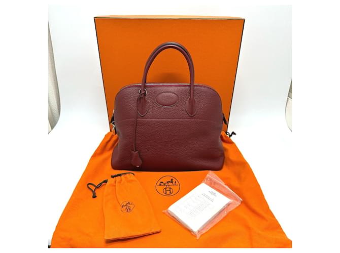 Hermès Borsa HERMES Bolide 35 Rosso - vista 18