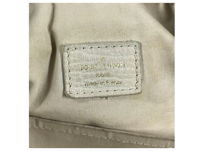 Borsa Louis Vuitton Monogram Mini Lin Croisette Marina GM Bianco Beige - vista 15