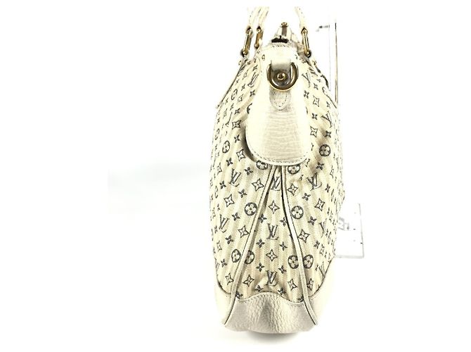 Borsa Louis Vuitton Monogram Mini Lin Croisette Marina GM Bianco Beige - vista 4