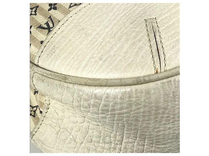 Borsa Louis Vuitton Monogram Mini Lin Croisette Marina GM Bianco Beige - vista 7