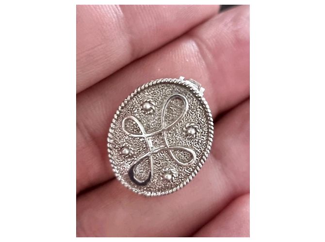 Ilías Lalaoúnis Orecchini in argento sterling 925 ispirati all'antichità greca di Ilias Lalaounis Silver hardware - vista 4
