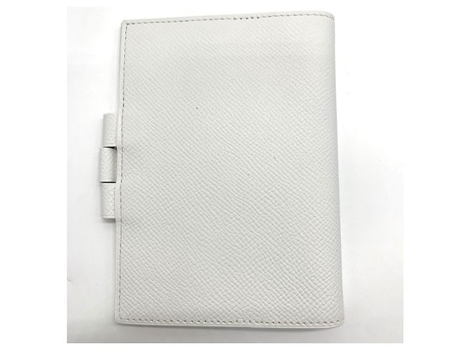 Hermès Copertura del Pianificatore Hermes Agenda PM Bianco - vista 2