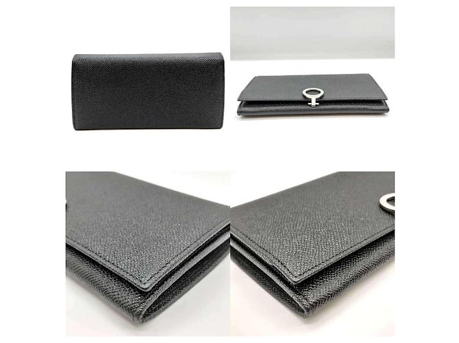 Bulgari Bvlgari Bvlgari Clip Lang Wallet Schwarz - Ansicht 2