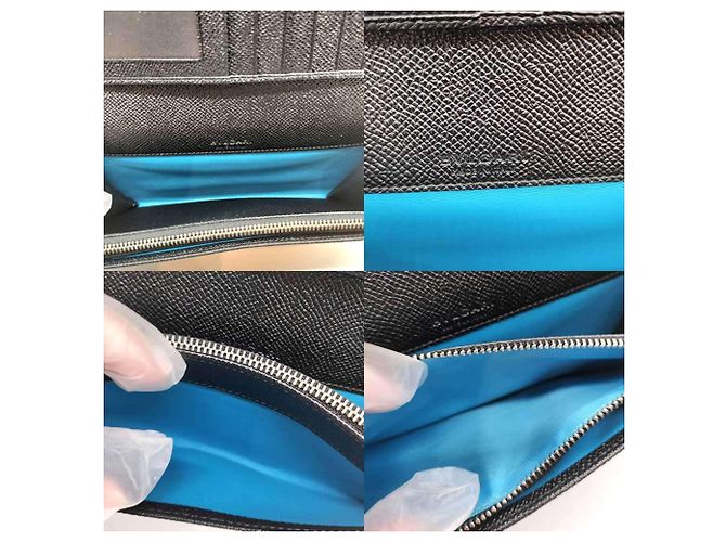 Bulgari Bvlgari Bvlgari Clip Lang Wallet Schwarz - Ansicht 4