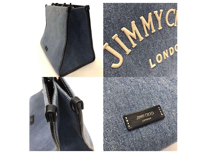 Jimmy Choo Varenne Denim Tote Bag - Ansicht 6