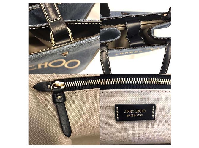 Jimmy Choo Varenne Denim Tote Bag - Ansicht 8