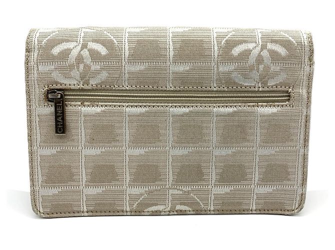 Borsa a spalla con catena della nuova linea di viaggio Chanel Beige - vista 2