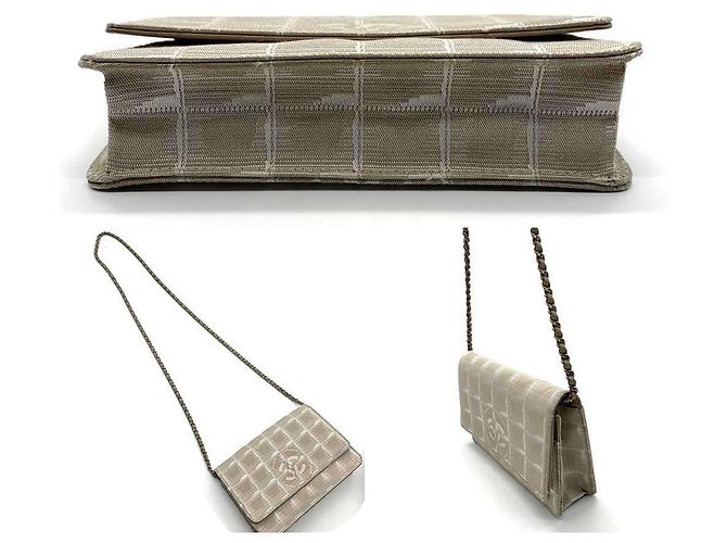 Borsa a spalla con catena della nuova linea di viaggio Chanel Beige - vista 4