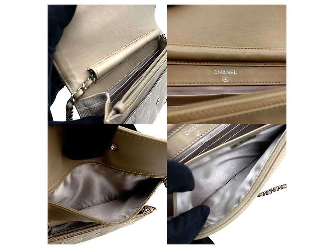 Borsa a spalla con catena della nuova linea di viaggio Chanel Beige - vista 7