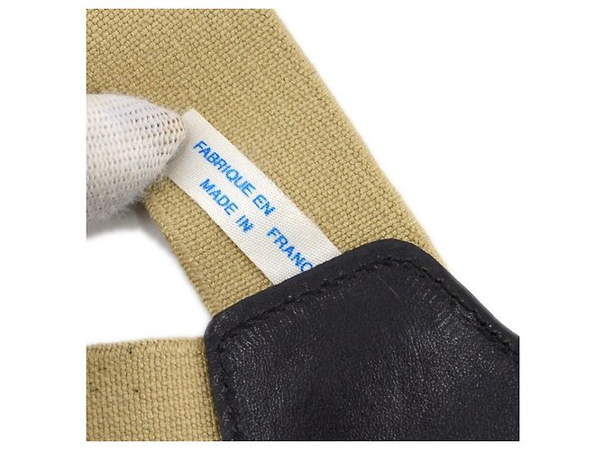 Bretelle in tela con logo Chanel Beige - vista 7