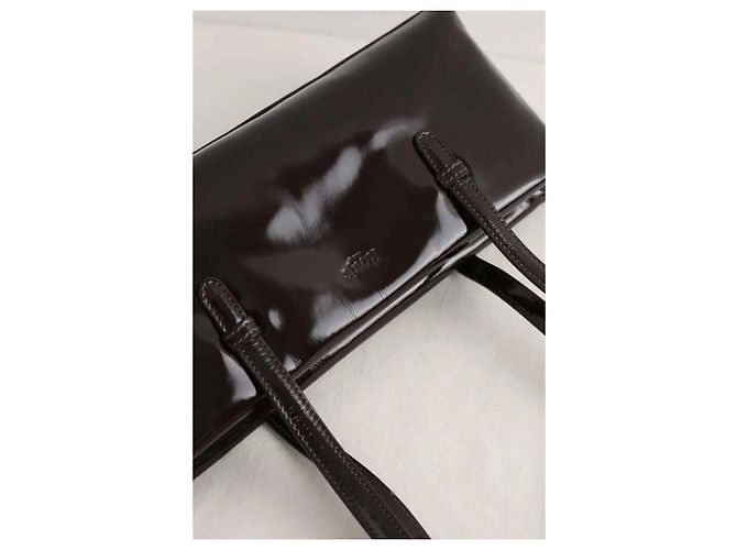 Rouje Borsa a spalla in pelle marrone - vista 5