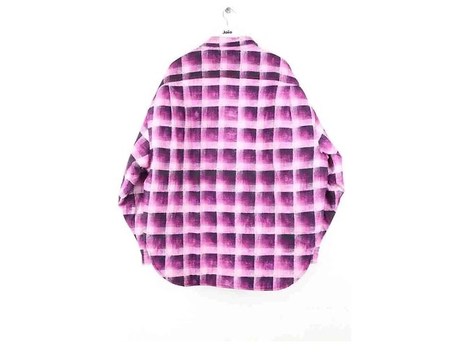 Acne Veste en coton rose - vue 3