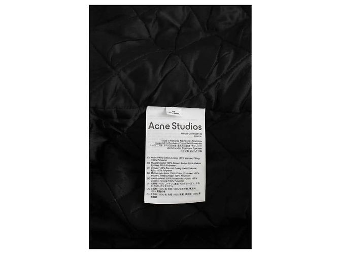 Acne Veste en coton rose - vue 6