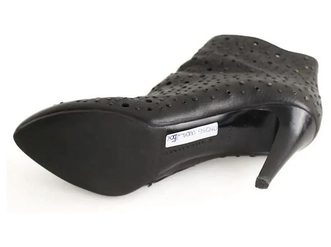 Bottega Veneta Botas de cuero negro - vista 6