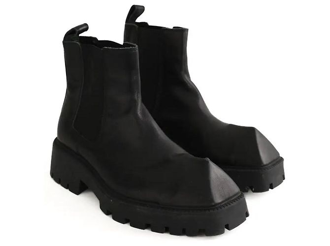 Balenciaga Black leather boots - view 3