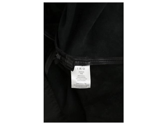 Iro Abito in pelle nero - vista 6