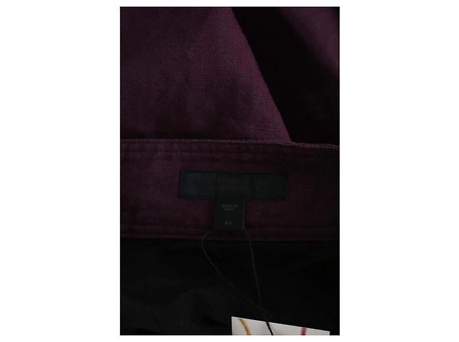 Burberry Falda de lino violeta Púrpura - vista 5