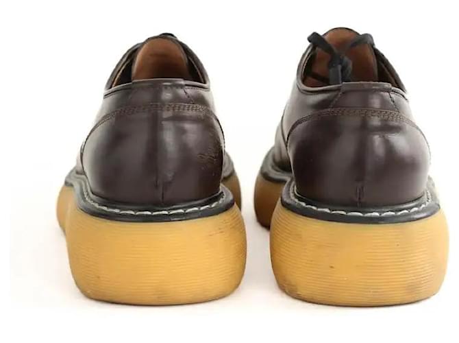 Bottega Veneta Scarpe stringate in pelle marrone - vista 2