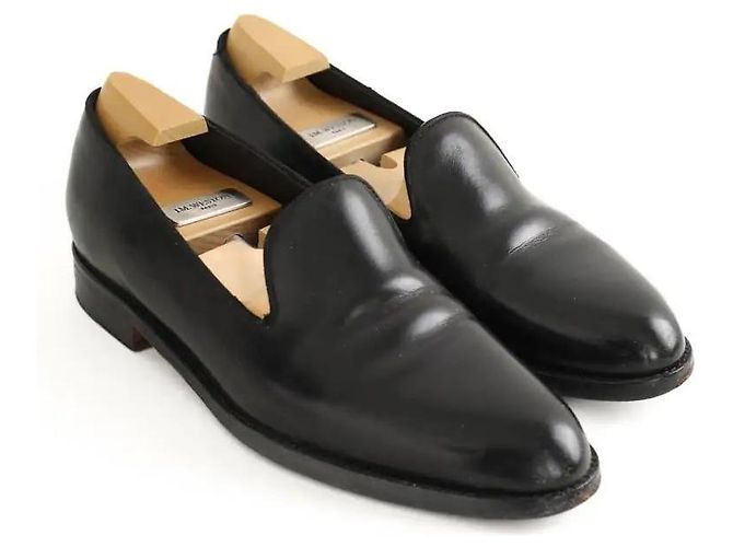 JW Anderson Mocasines de cuero negros - vista 3