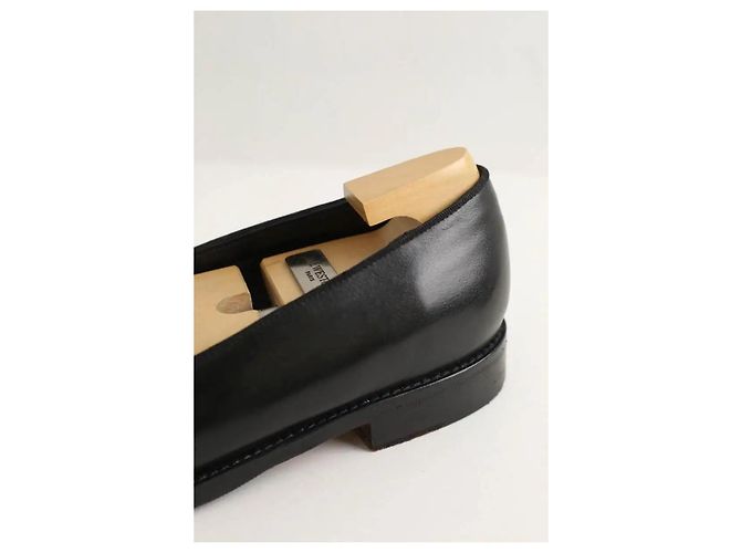 JW Anderson Mocasines de cuero negros - vista 5