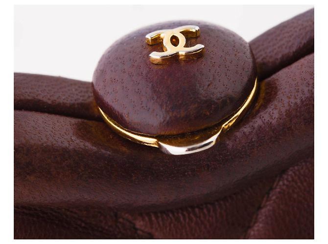 Borsa a cintura trapuntata CC di Chanel Marrone - vista 2