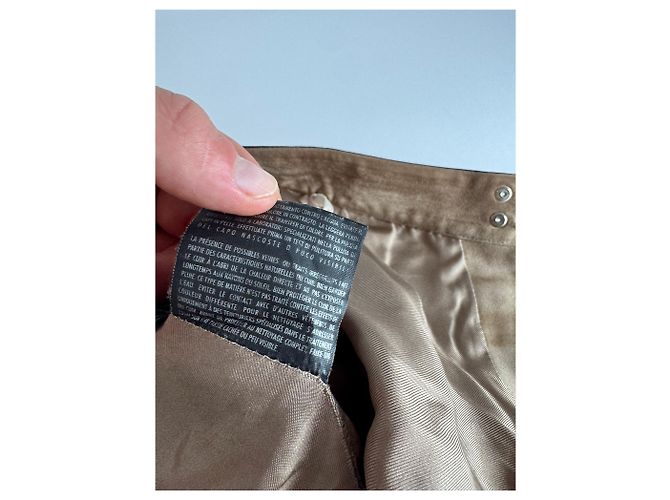 Vintage Gucci Wildlederrock braun 36/S - Ansicht 13