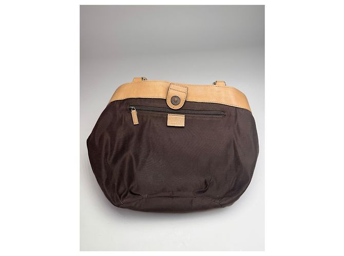 Vintage Gucci Monogramm D-Ring Tasche Beige Braun - Ansicht 3
