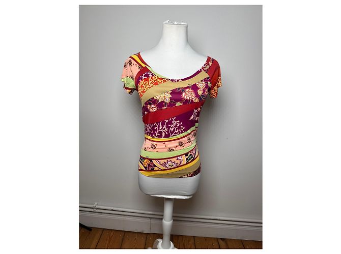 Vintage Etro Viskose Mehrfarbiges Hemd M/L Mehrfarben - Ansicht 11