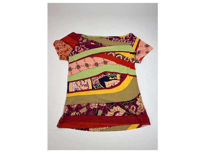 Vintage Etro Viskose Mehrfarbiges Hemd M/L Mehrfarben - Ansicht 12