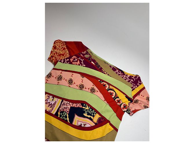 Vintage Etro Viskose Mehrfarbiges Hemd M/L Mehrfarben - Ansicht 13