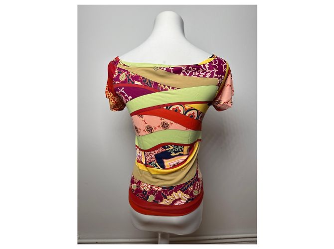 Vintage Etro Viskose Mehrfarbiges Hemd M/L Mehrfarben - Ansicht 14