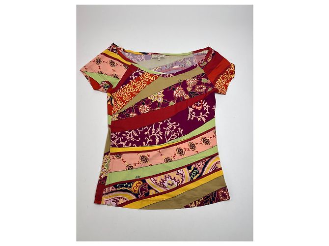 Vintage Etro Viskose Mehrfarbiges Hemd M/L Mehrfarben - Ansicht 5
