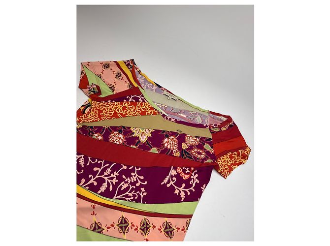 Vintage Etro Viskose Mehrfarbiges Hemd M/L Mehrfarben - Ansicht 7