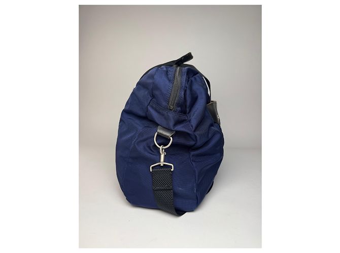 Borsa da viaggio 2Way Vintage Issey Miyake Blu Nero - vista 8