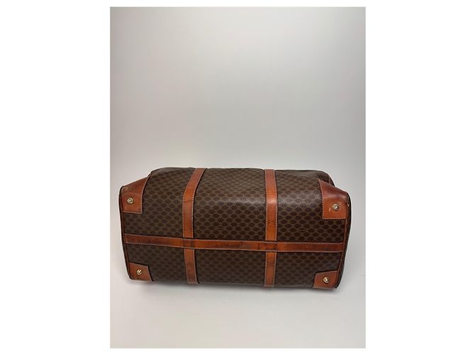 Céline Vintage Celine Paris Triomphe Monogram Reisetasche braun - Ansicht 12
