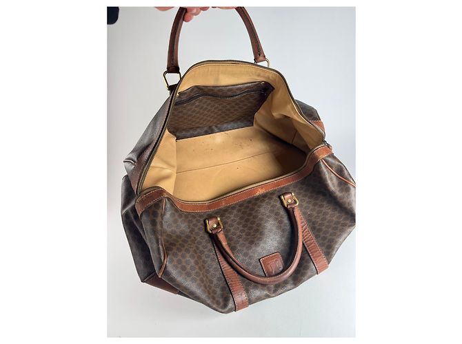 Céline Vintage Celine Paris Triomphe Monogram Reisetasche braun - Ansicht 3
