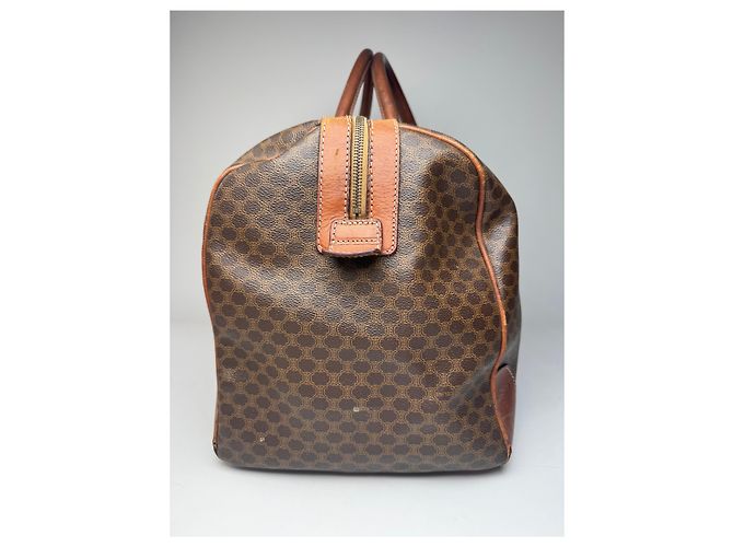 Céline Vintage Celine Paris Triomphe Monogram Reisetasche braun - Ansicht 6