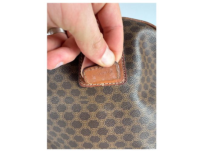Céline Vintage Celine Paris Triomphe Monogram Reisetasche braun - Ansicht 8