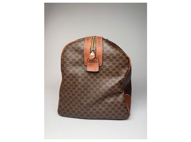 Céline Vintage Celine Paris Triomphe Monogram Reisetasche braun - Ansicht 9