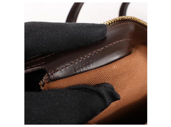 Borsa a Spalla Louis Vuitton Chelsea Damier Ebene in Marrone N51119 - vista 11