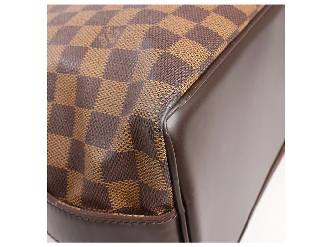 Borsa a Spalla Louis Vuitton Chelsea Damier Ebene in Marrone N51119 - vista 14