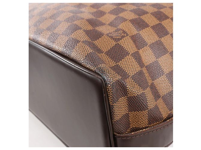 Borsa a Spalla Louis Vuitton Chelsea Damier Ebene in Marrone N51119 - vista 9
