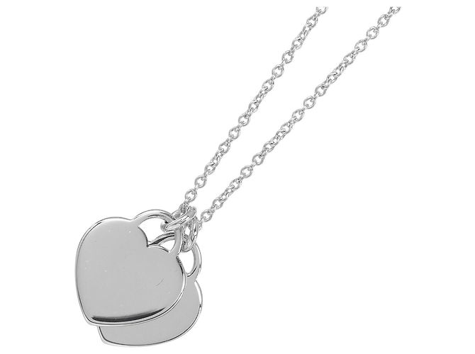 Tiffany & Co. Ritorno al Collana Doppio Cuore Tag - vista 3