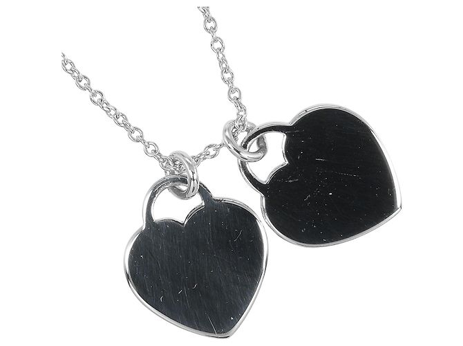 Tiffany & Co. Ritorno al Collana Doppio Cuore Tag - vista 5