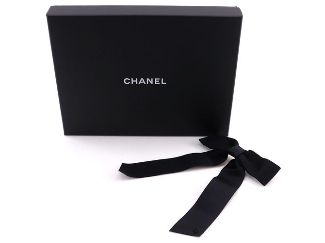 Fermaglio in raso nero Chanel - vista 5