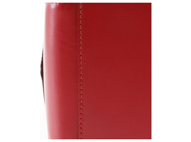 Borsa Louis Vuitton Sablon in pelle Epi rossa Rosso - vista 9