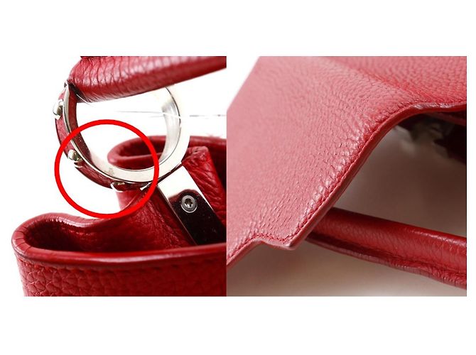 Borsa Capucines MM Louis Vuitton Rosso - vista 15