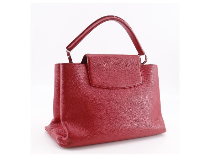 Borsa Capucines MM Louis Vuitton Rosso - vista 3