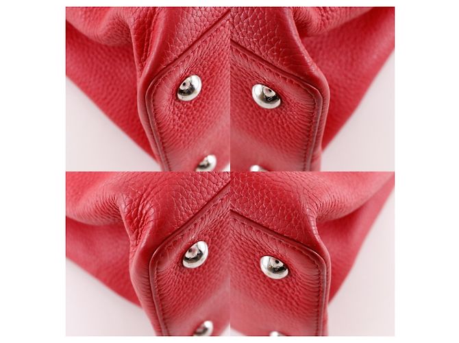 Borsa Capucines MM Louis Vuitton Rosso - vista 4